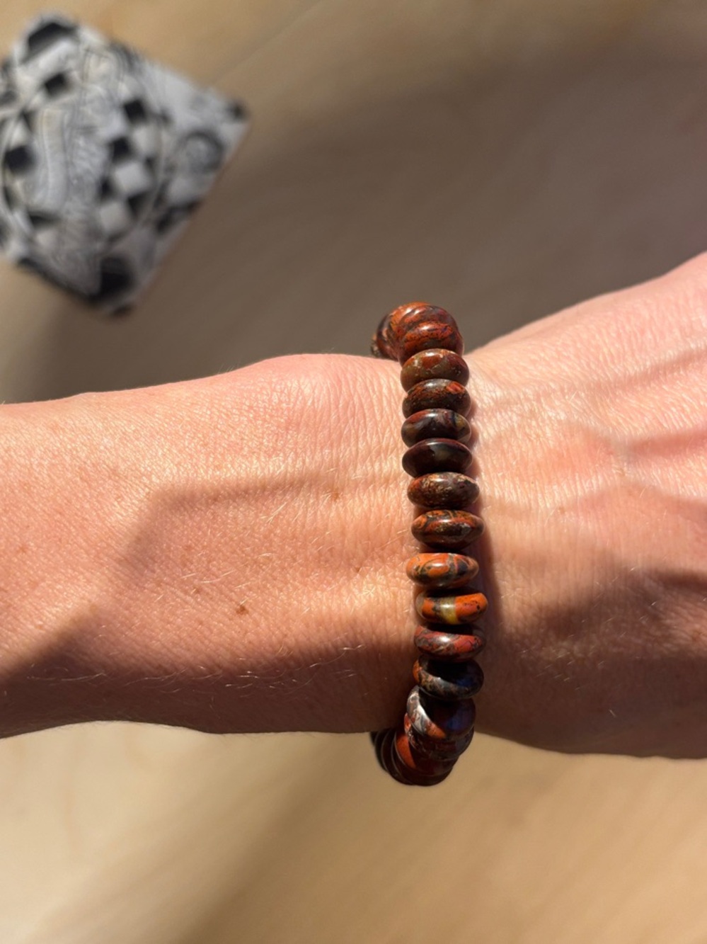 Stone Bead Stretch Bracelet